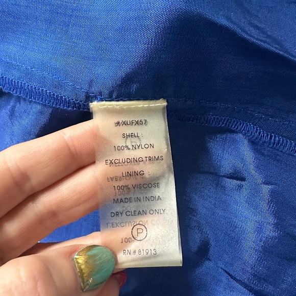 Tracey Reese for Anthropologie Embroidered Topaz Dress Size 6 - Picture 10 of 13